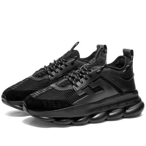 versace chain reaction shoes black|Versace chain reaction shoes price.